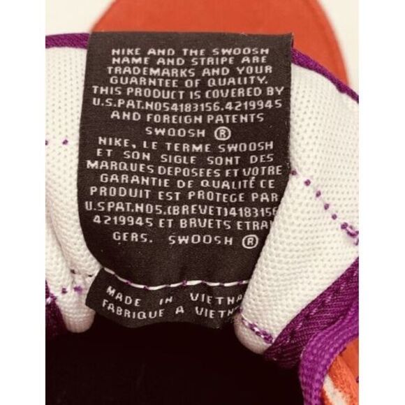 Nike Womens Shoes Size 10 Internationalist CW7637-991 Sneakers Red Purple Suede - Picture 10 of 12